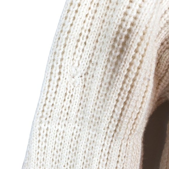 Athleta Cable Knit Cold Spell Extra Fine Merino Wool Hoodie Active Swester Sz S - Picture 10 of 15